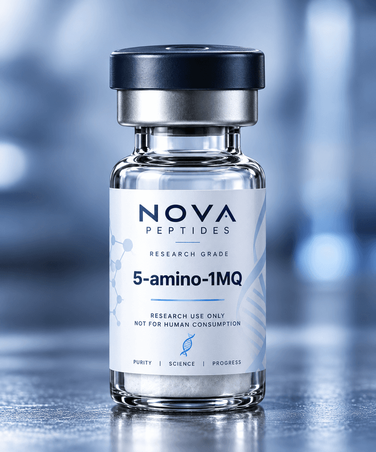 5-amino-1MQ vial from Nova Peptides, research use only