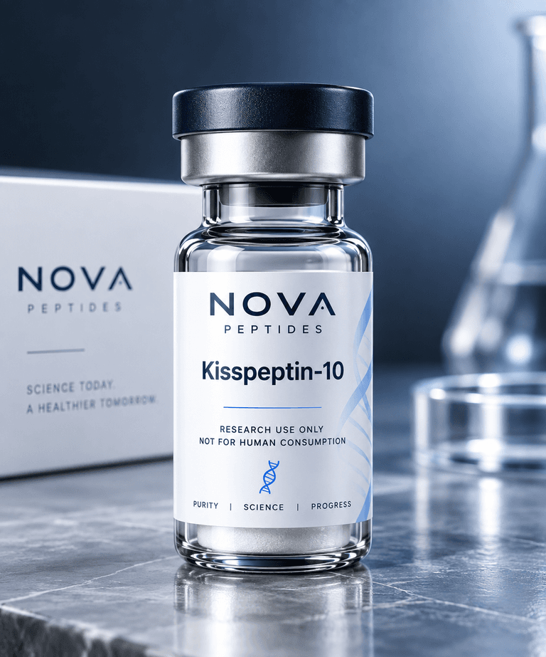 Kisspeptin-10 vial from Nova Peptides, research use only